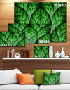 Exotic Green Biological Organism - Abstract Art on Canvas