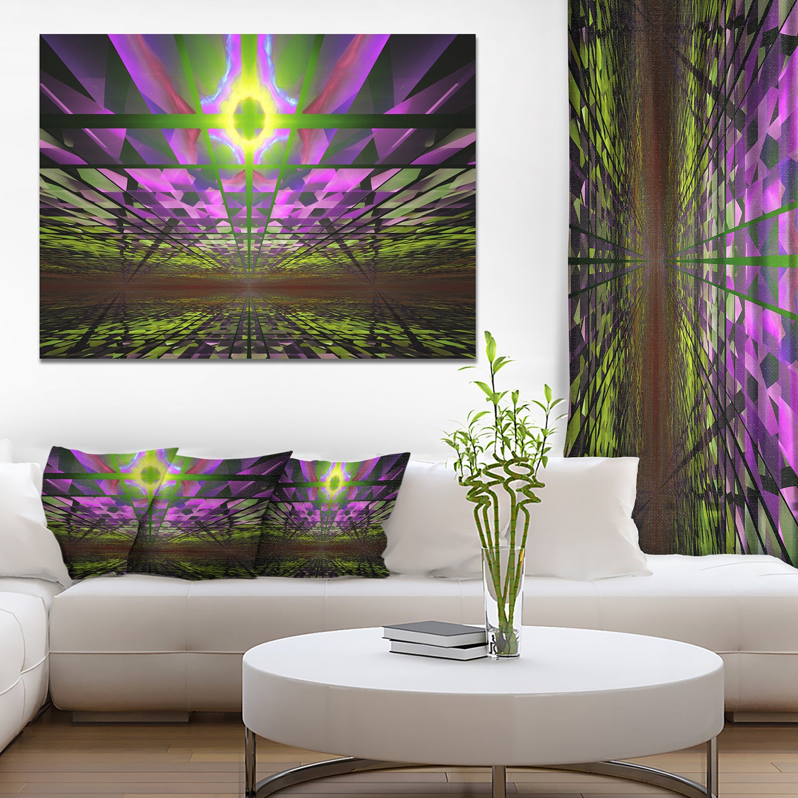 Fractal Cosmic Apocalypse - Abstract Art on Canvas