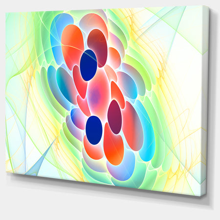 Fractal Virus under Microscope - Extra Large Abstract Canvas Art Print Canvas