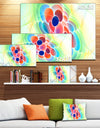 Fractal Virus under Microscope - Extra Large Abstract Canvas Art Print Canvas