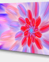 Dance of Fractal Pink Petals - Extra Large Abstract Canvas Art Print Canvas