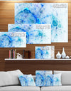 World Bubbles Fractal Pattern - Extra Large Abstract Canvas Wall Art