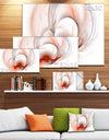 Red Fractal Galactic Nebula - Extra Large Abstract Canvas Wall Art