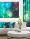 Colorful Rotating Fractal Galaxies - Extra Large Abstract Canvas Wall Art