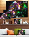 Multi-Color Fractal Spherical Bubbles - Extra Large Canvas Art Print