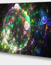 Multi-Color Spherical Planet Bubbles - Extra Large Canvas Art Print