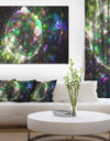 Multi-Color Spherical Planet Bubbles - Extra Large Canvas Art Print