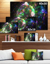 Multi-Color Spherical Planet Bubbles - Extra Large Canvas Art Print