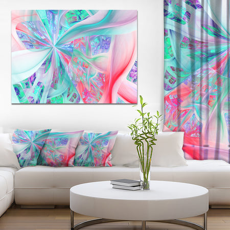Multi-Color Fractal Exotic Plant Stems - Extra Large Canvas Art Print
