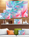 Multi-Color Fractal Exotic Plant Stems - Extra Large Canvas Art Print