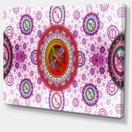 Pink Psychedelic Relaxing Art - Extra Large Canvas Art Print