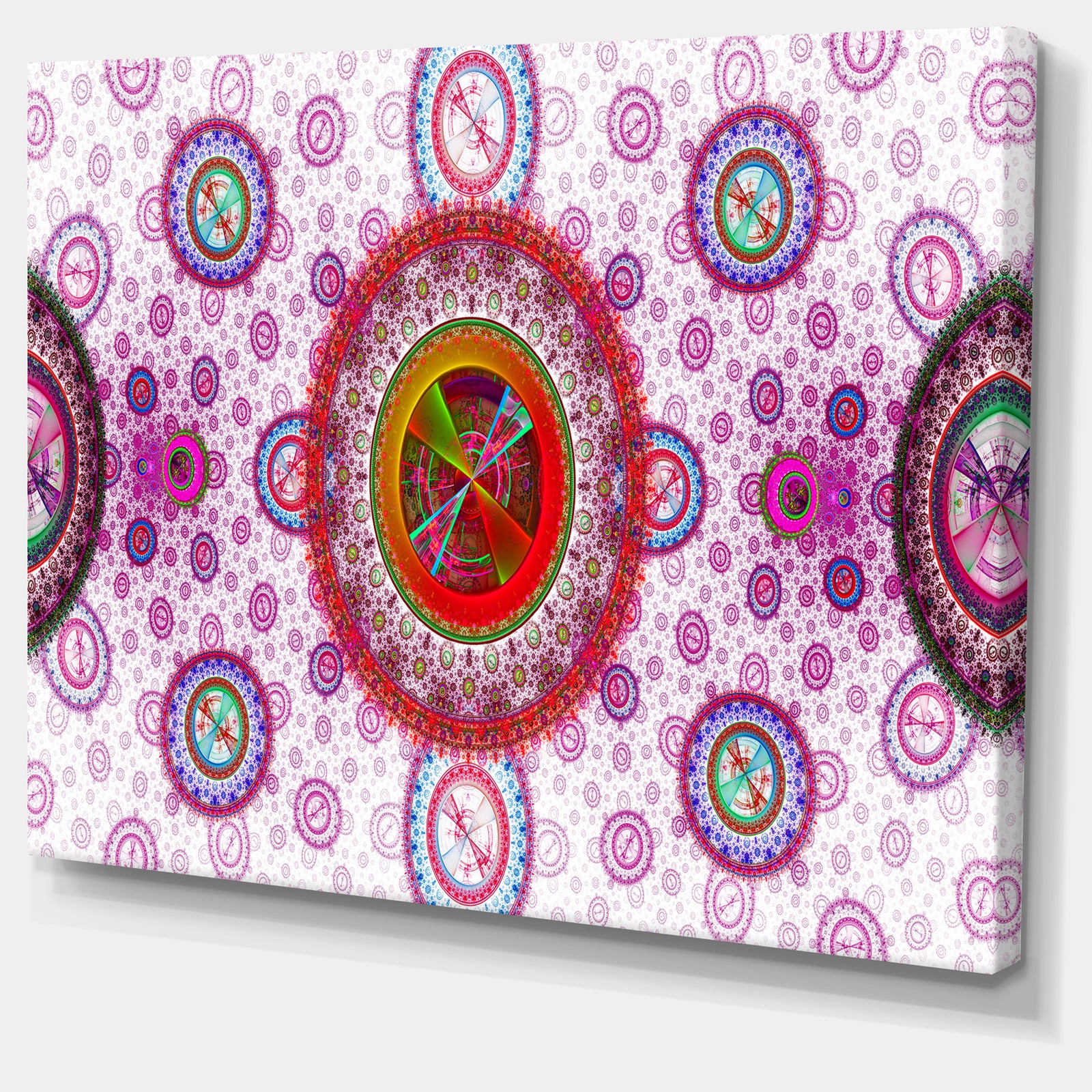 Pink Psychedelic Relaxing Art - Extra Large Canvas Art Print
