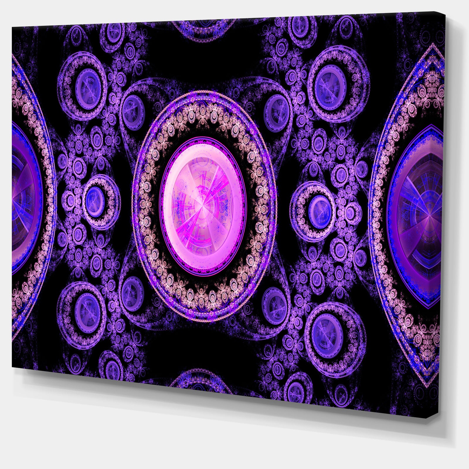 Purple Psychedelic Relaxing Art - Extra Large Canvas Art Print