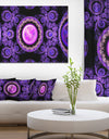 Purple Psychedelic Relaxing Art - Extra Large Canvas Art Print