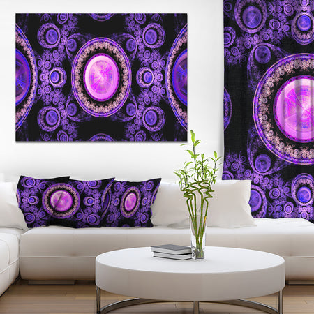 Purple Psychedelic Relaxing Art - Extra Large Canvas Art Print