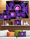 Purple Psychedelic Relaxing Art - Extra Large Canvas Art Print