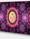 Bright Pink Psychedelic Relaxing Art - Extra Large Canvas Art Print