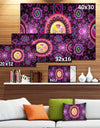 Bright Pink Psychedelic Relaxing Art - Extra Large Canvas Art Print