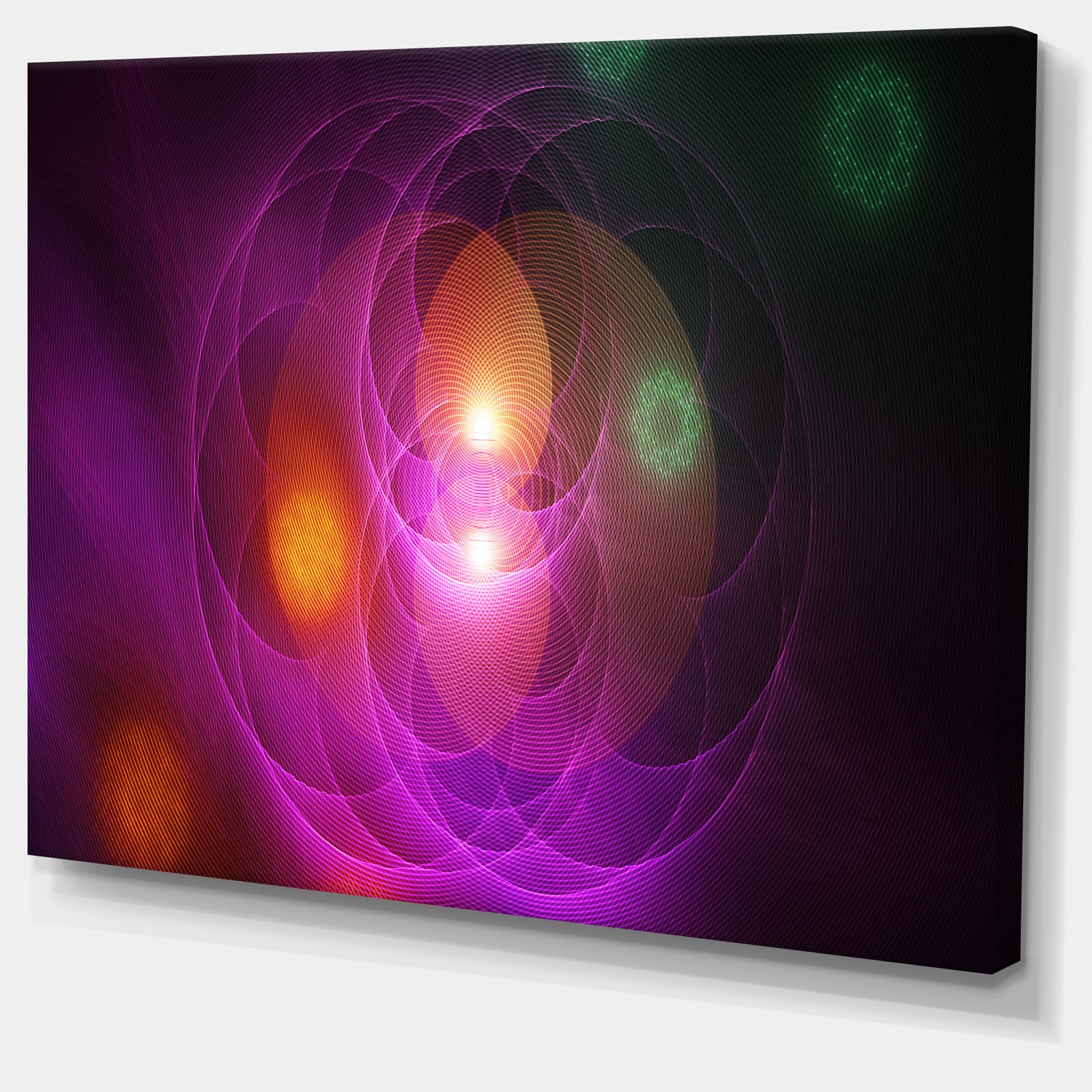 Merge Colored Spheres. - Abstract Art Canvas Print