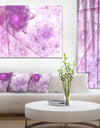 Light Purple Rotating Polyhedron - Abstract Canvas Wall Art