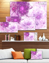 Light Purple Rotating Polyhedron - Abstract Canvas Wall Art