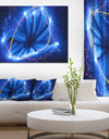 Blue Star Clusters - Abstract Canvas Wall Art