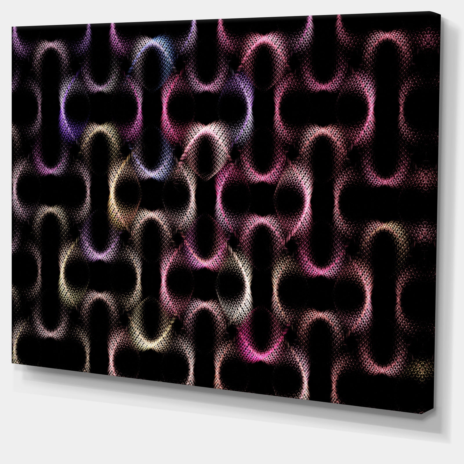Colorful Unusual Metal Grill - Abstract Canvas Wall Art