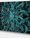 Unusual Starry Fractal Metal Grill - Abstract Canvas Wall Art