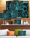 Unusual Starry Fractal Metal Grill - Abstract Canvas Wall Art