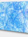 Blue Fractal Dramatic Clouds - Abstract Wall Artwork