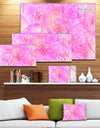 Rose Fractal Dramatic Clouds - Abstract Wall Artwork