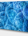 Dark Blue Fractal Dramatic Clouds - Abstract Wall Artwork