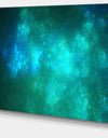 Blue Starry Fractal Sky - Abstract Wall Artwork