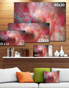 Red Starry Fractal Sky - Abstract Wall Artwork