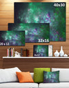 Green Starry Fractal Sky - Abstract Wall Artwork