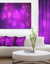 Purple Starry Fractal Sky'Extra Large Abstract Canvas Art Print