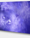 Light Blue Fractal Sky with Stars'Extra Large Abstract Canvas Art Print