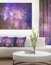 Blur Fractal Sky with Stars'Extra Large Abstract Canvas Art Print