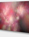 Red Blur Sky with Stars'Extra Large Abstract Canvas Art Print