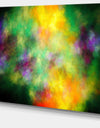 Colorful Sky with Blur Stars'Extra Large Abstract Canvas Art Print