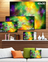 Colorful Sky with Blur Stars'Extra Large Abstract Canvas Art Print