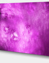 Bright Purple Sky with Stars'Extra Large Abstract Canvas Art Print