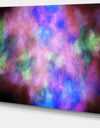 Multi-Color Bright Sky with Stars'Extra Large Abstract Canvas Art Print