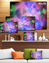 Multi-Color Bright Sky with Stars'Extra Large Abstract Canvas Art Print