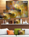 Blur Yellow Sky with Stars'Extra Large Abstract Canvas Art Print