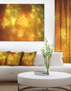 Blur Golden Sky with Stars'Extra Large Abstract Canvas Art Print