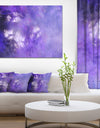 Blur Purple Sky with Stars'Extra Large Abstract Canvas Art Print