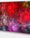 Red Purple Symphony of Gems'Extra Large Abstract Canvas Art Print