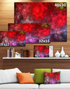 Red Purple Symphony of Gems'Extra Large Abstract Canvas Art Print