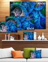 Dramatic Colorful Fractal Clouds'Extra Large Abstract Canvas Art Print